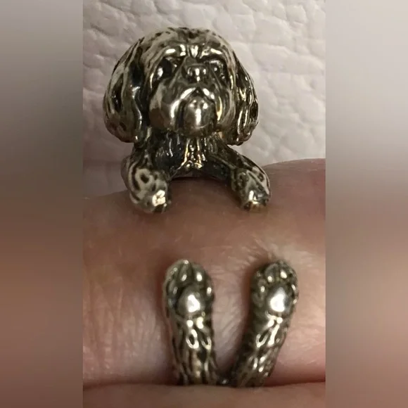 CUTE LITTLE PUPPY RINGS - Picture 6 of 10